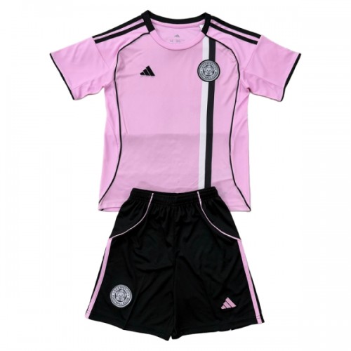 Conjunto Leicester City Equipamento Terceiro 2025-26 - Criança Conjunto Leicester City Equipamento Terceiro 2025-26 - Criança